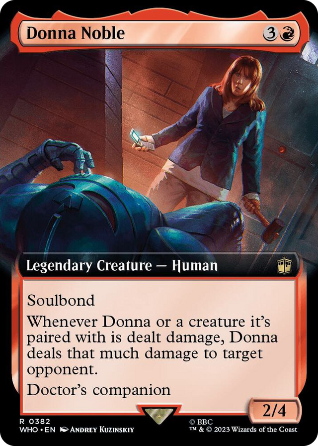 0382 Donna Noble (Extended Art) R Universes Beyond: Doctor Who