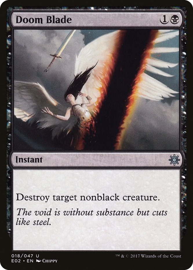 0018 Doom Blade U Explorers of Ixalan
