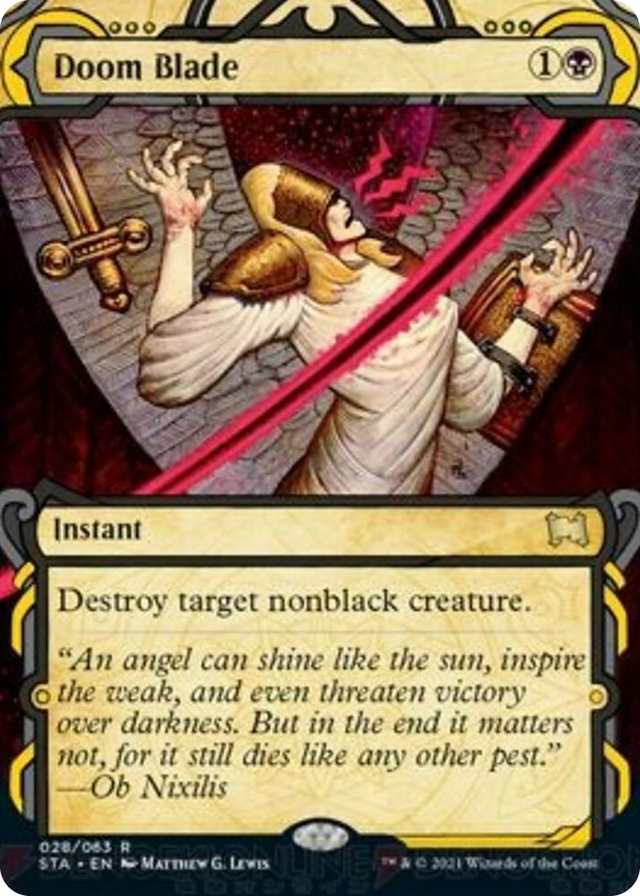 0028 Doom Blade R Strixhaven: Mystical Archive