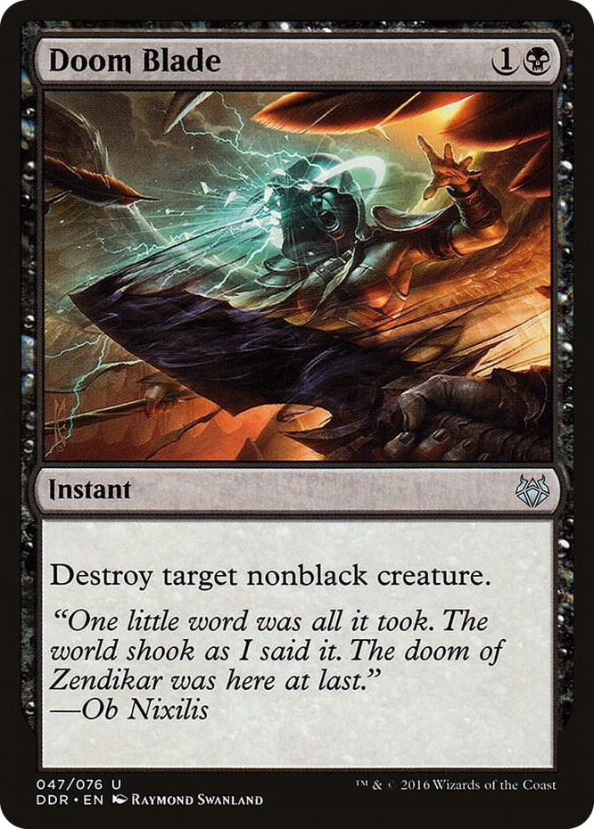 Doom Blade #47 U - Duel Decks: Nissa vs. Ob Nixilis Pokemon card