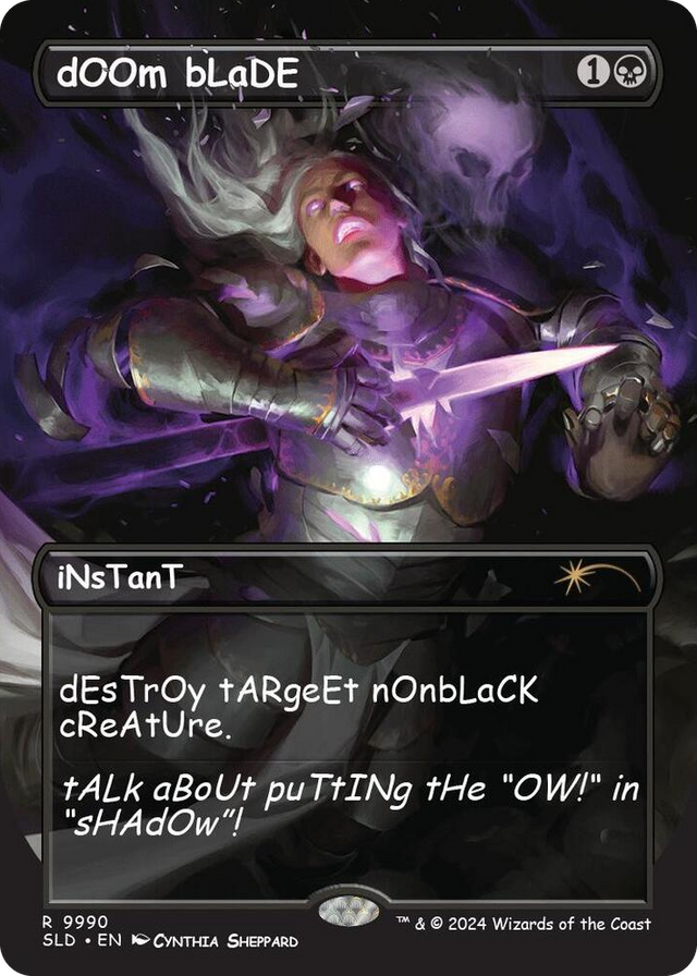 9990 dOOm bLaDE R Secret Lair Drop Series