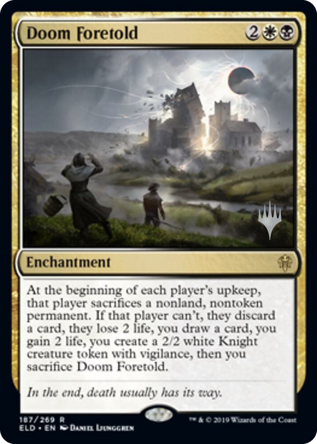 0187 Doom Foretold R Promo Pack: Throne of Eldraine