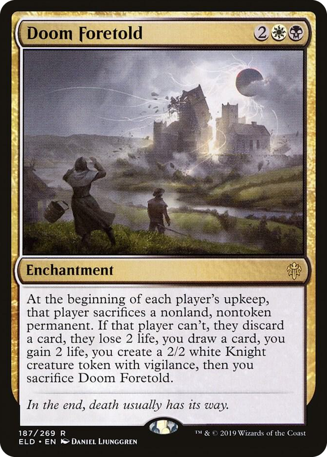 0187 Doom Foretold R Throne of Eldraine