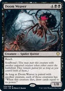 0034 Doom Weaver R Commander: Innistrad: Crimson Vow