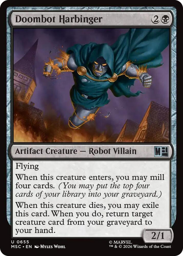 0655 Doombot Harbinger U Commander: Marvel Super Heroes