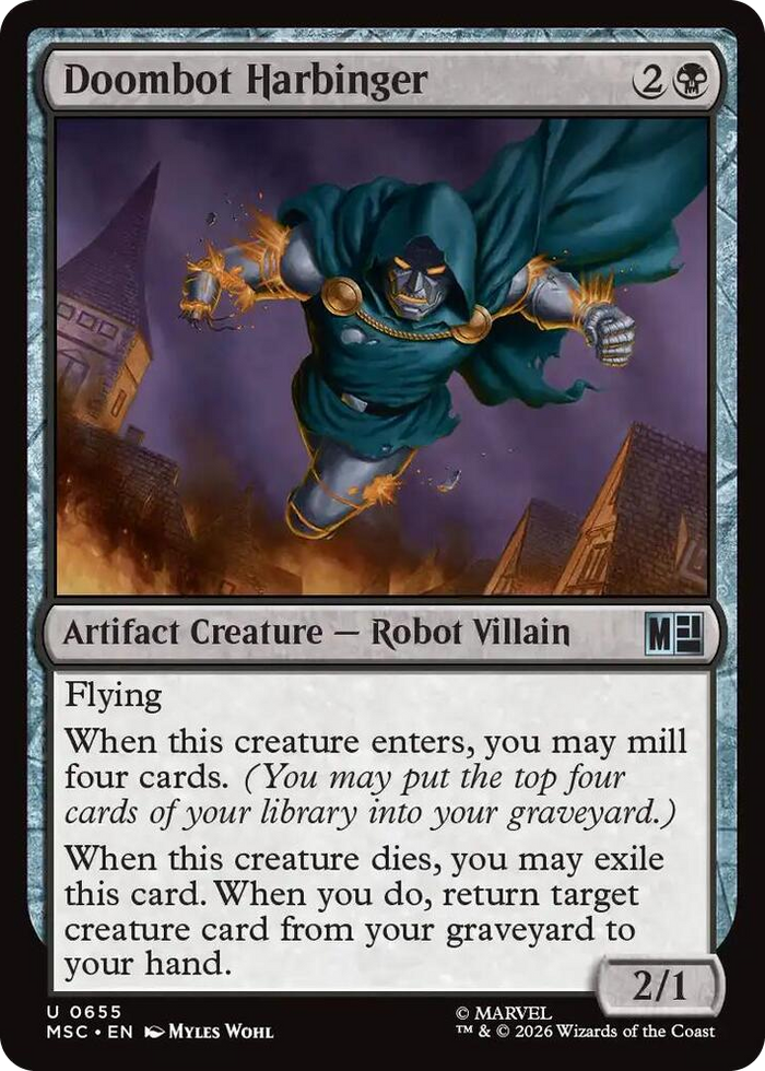 Doombot Harbinger #655 U - Commander: Marvel Super Heroes Pokemon card