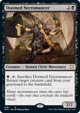 0098 Doomed Necromancer R Commander: Adventures in the Forgotten Realms