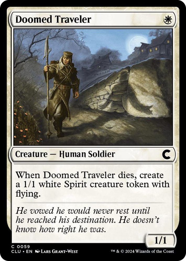0059 Doomed Traveler C Ravnica: Clue Edition