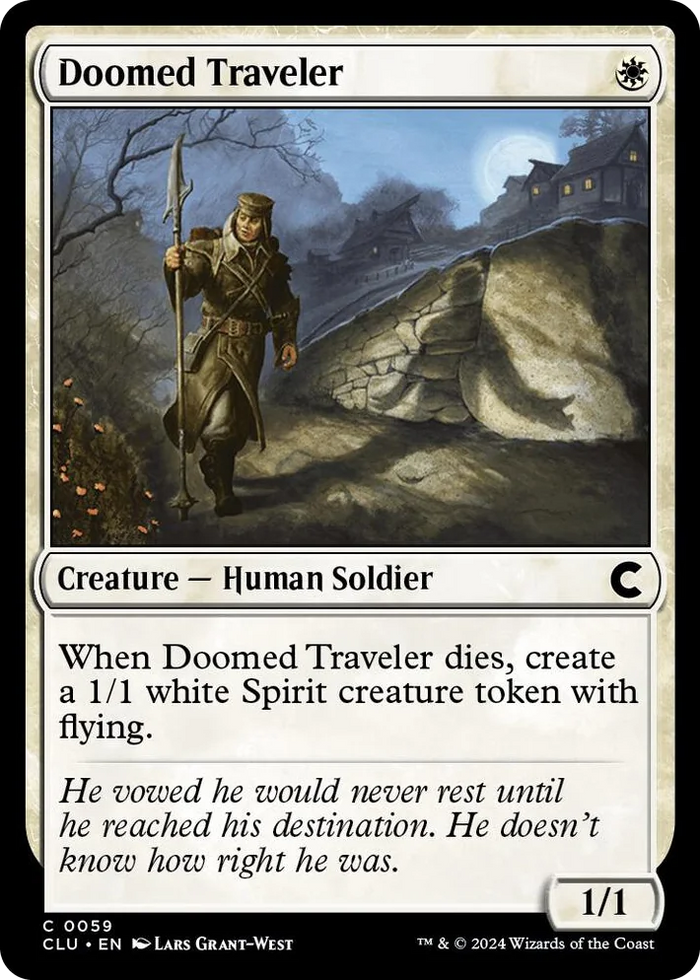 0059 Doomed Traveler C Ravnica: Clue Edition
