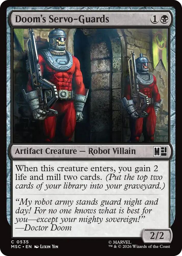0535 Doom's Servo-Guards C Commander: Marvel Super Heroes