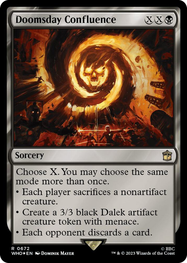 0672 Doomsday Confluence (Surge Foil) R Universes Beyond: Doctor Who