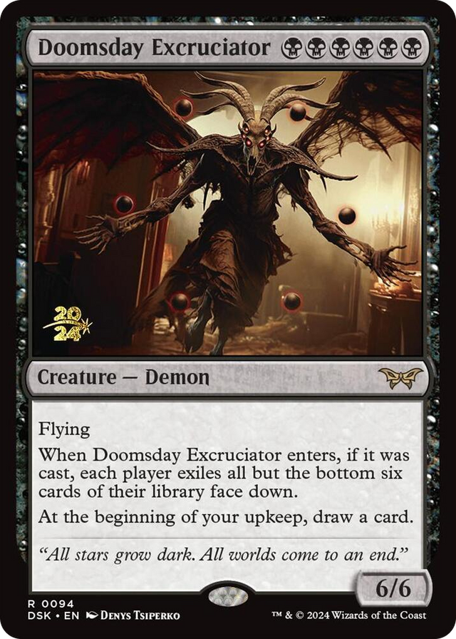 0094 Doomsday Excruciator R Prerelease Cards