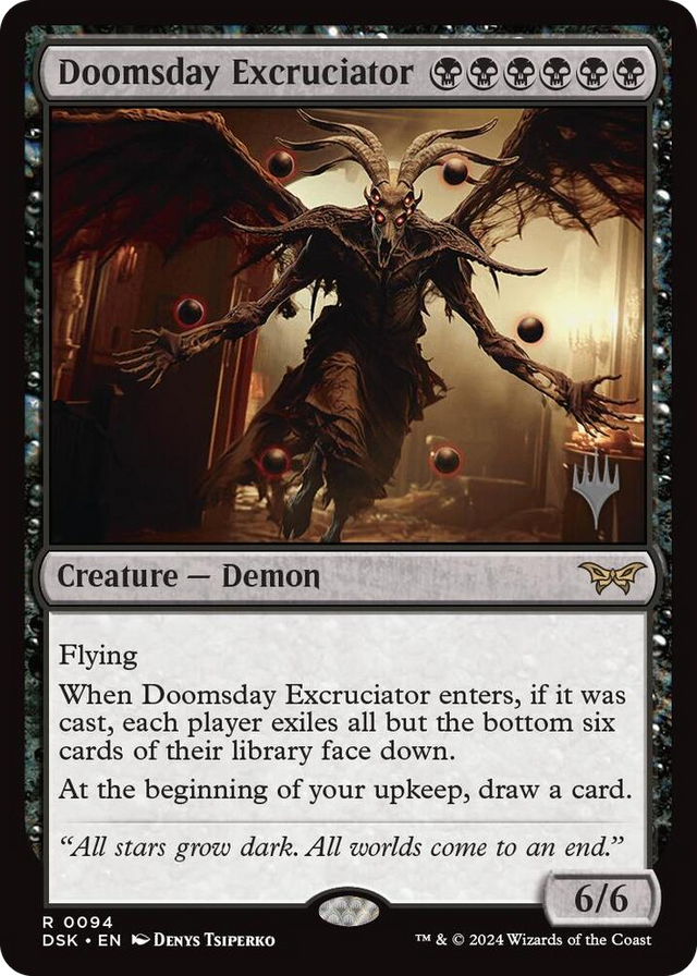 0094 Doomsday Excruciator R Promo Pack: Duskmourn: House of Horror