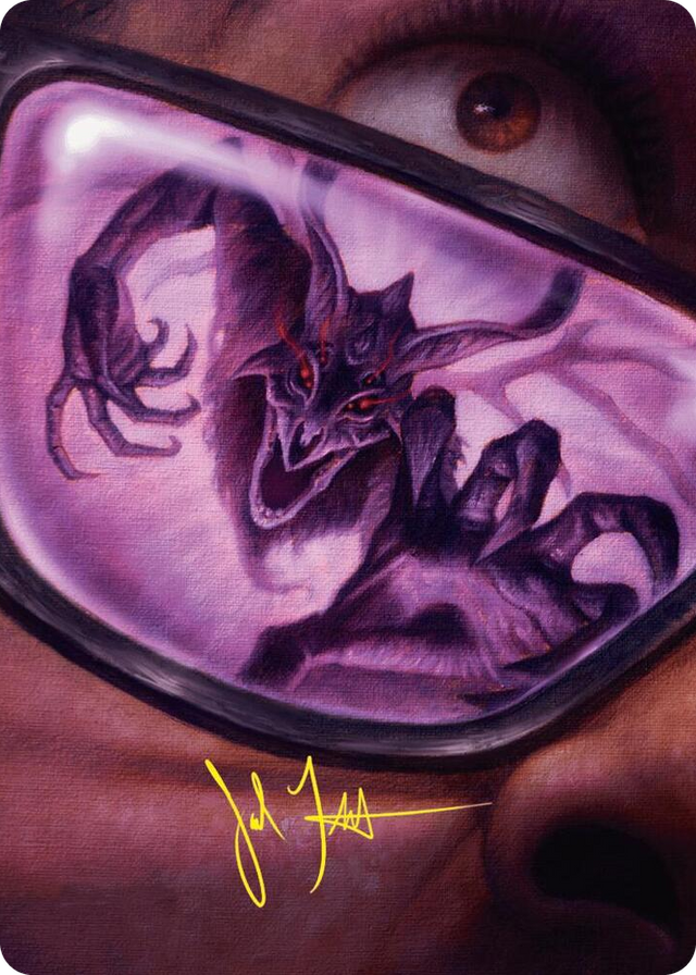 0038 Doomsday Excruciator Art Card (Gold-Stamped Signature) S Art Series: Duskmourn: House of Horror