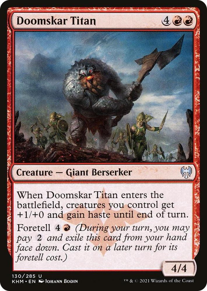 0130 Doomskar Titan U Kaldheim