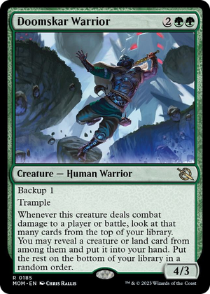 0185 Doomskar Warrior R March of the Machine