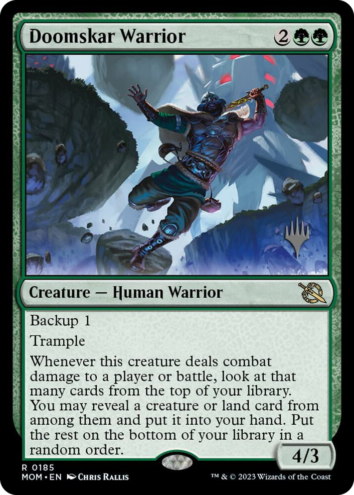 0185 Doomskar Warrior R Promo Pack: March of the Machine