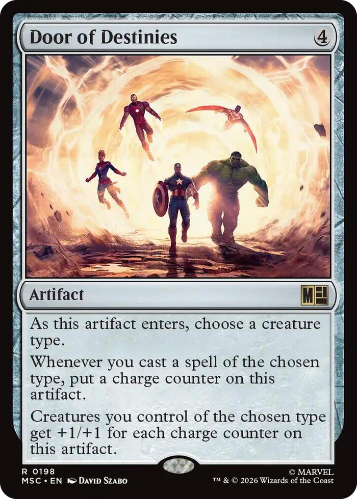 Door of Destinies #198 R - Commander: Marvel Super Heroes Pokemon card