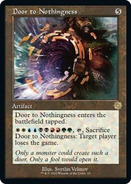 0014 Door to Nothingness R The Brothers' War: Retro Frame Artifacts