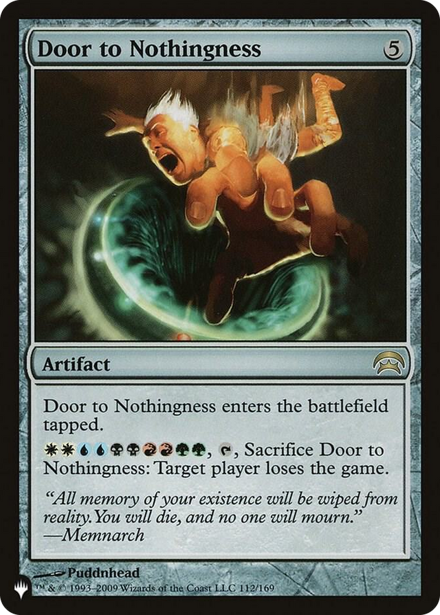 0112 Door to Nothingness R The List Reprints