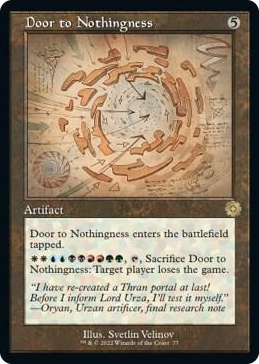 0077 Door to Nothingness (Schematic) R The Brothers' War: Retro Frame Artifacts