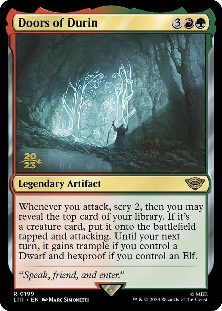 0199 Doors of Durin R Prerelease Cards