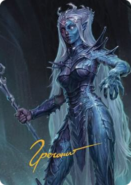 0012 Doppelganger Art Card (Gold-Stamped Signature) S Art Series: Commander Legends: Battle for Baldur's Gate