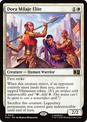 0012 Dora Milaje Elite R Commander: Marvel Super Heroes