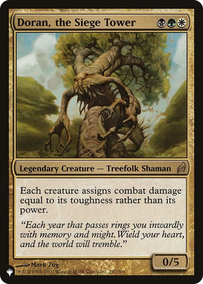 Doran, the Siege Tower #247 R - The List Reprints Pokemon card