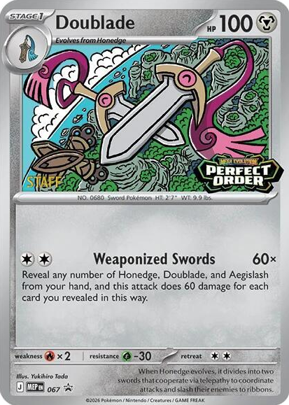 0067 Doublade - 067 [Staff] Promo Mega Evolution Promo