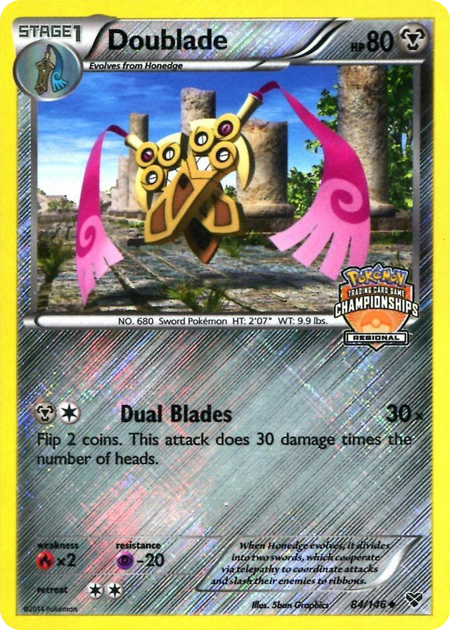 0084 Doublade - 84/146 (Regional Championships) Promo League & Championship Cards