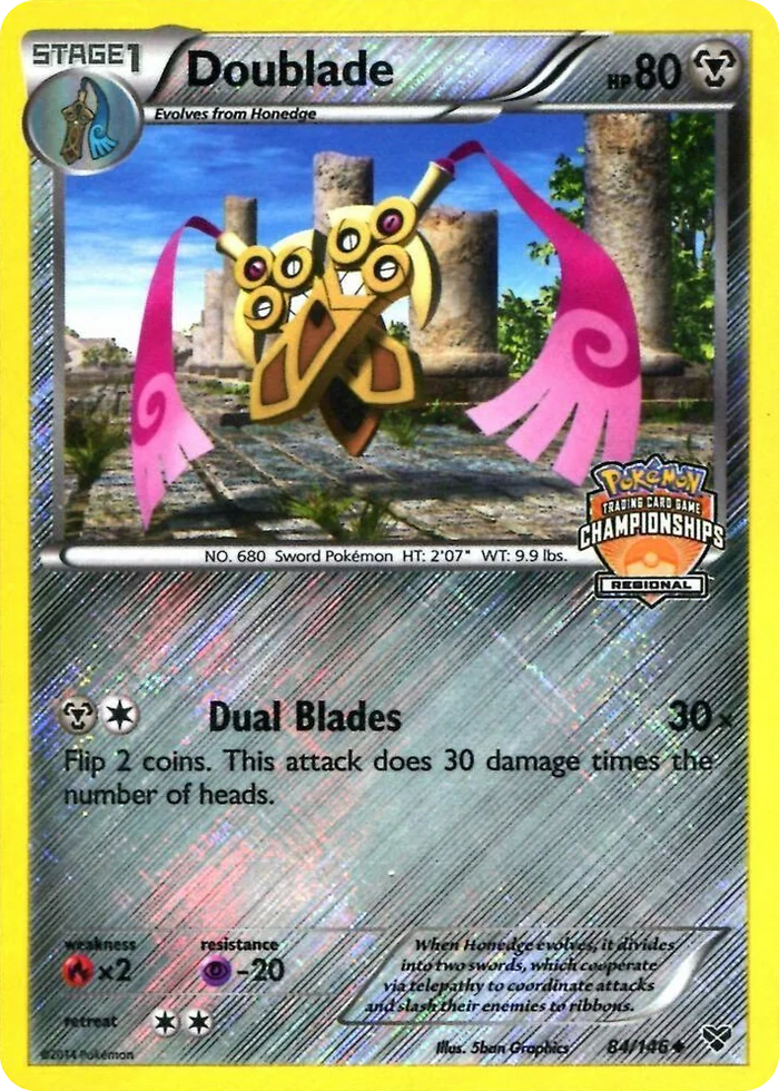 0084 Doublade - 84/146 (Regional Championships) Promo League & Championship Cards