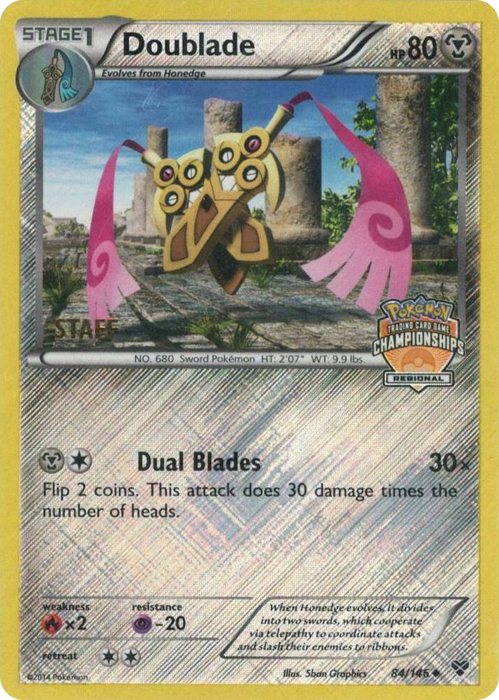 0084 Doublade - 84/146 (Regional Championships) [Staff] Promo League & Championship Cards