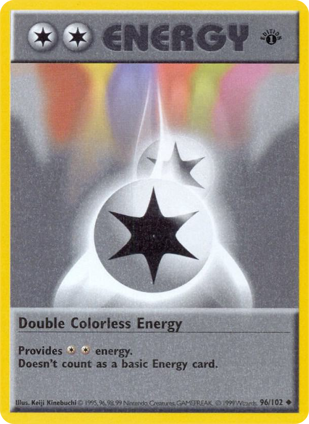 0096 Double Colorless Energy Uncommon Base Set (Shadowless)
