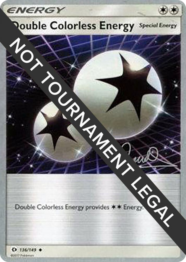 0136 Double Colorless Energy - 2017 (Diego Cassiraga) Uncommon World Championship Decks
