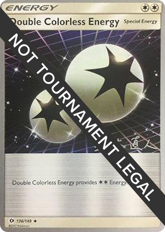 0136 Double Colorless Energy - 2017 (Naoto Suzuki) Uncommon World Championship Decks