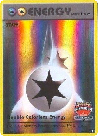 0090 Double Colorless Energy - 90/108 (North America Championships) [Staff] Promo League & Championship Cards