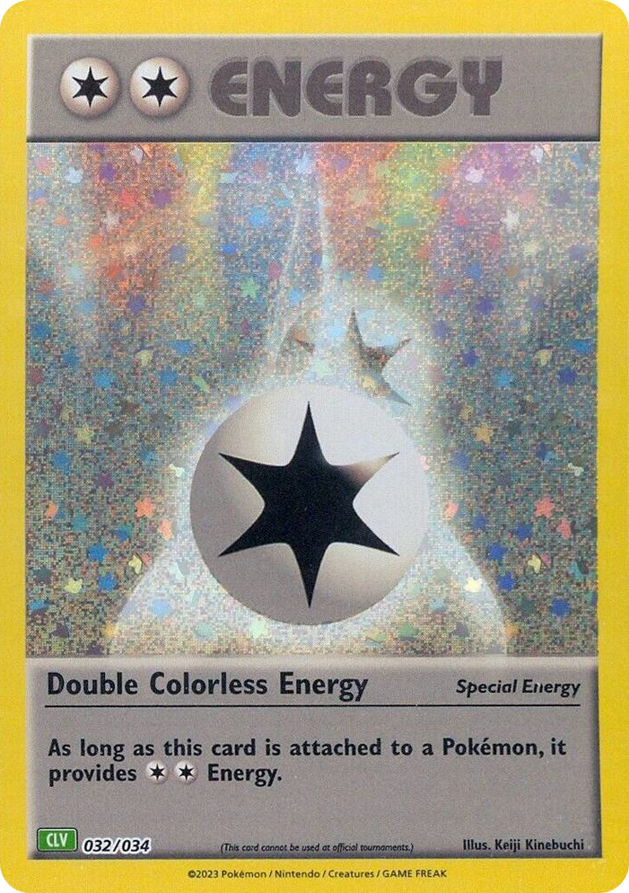 0032 Double Colorless Energy (CLV) Classic Collection Trading Card Game Classic