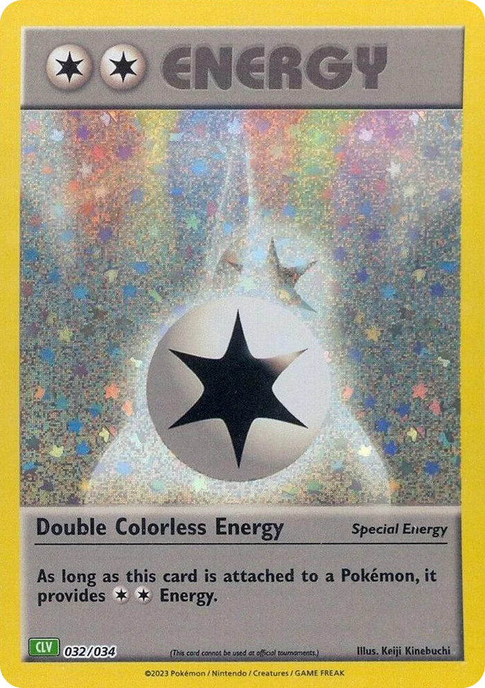 0032 Double Colorless Energy (CLV) Classic Collection Trading Card Game Classic