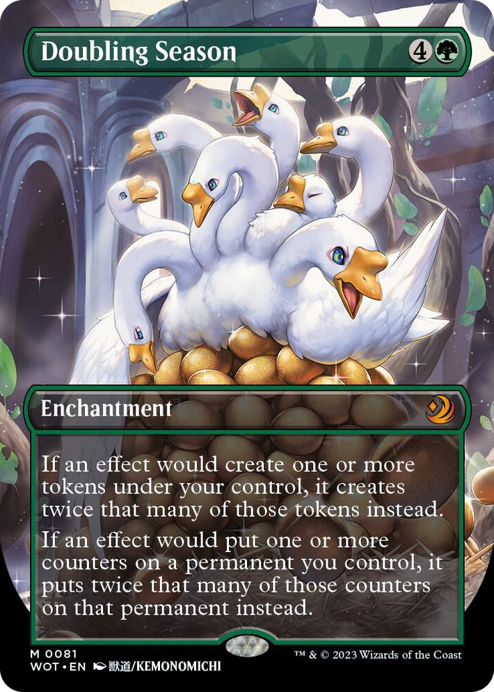 0081 Doubling Season (Anime Borderless) M Wilds of Eldraine: Enchanting Tales