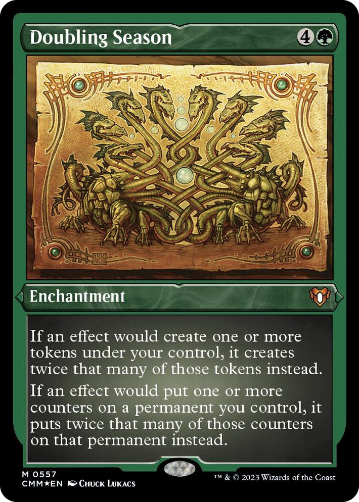 0557 Doubling Season (Foil Etched) M Commander Masters
