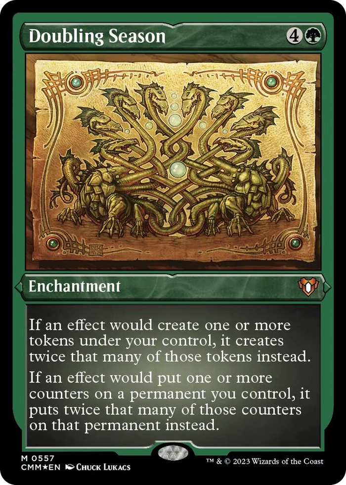 0557 Doubling Season (Foil Etched) M Commander Masters