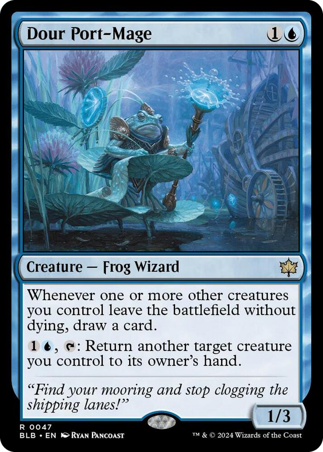 0047 Dour Port-Mage R Bloomburrow