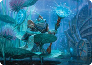 0005 Dour Port-Mage Art Card S Art Series: Bloomburrow