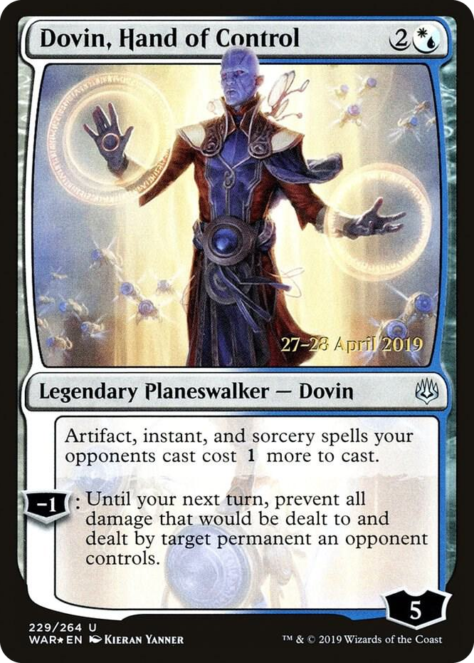 0229 Dovin, Hand of Control U Prerelease Cards