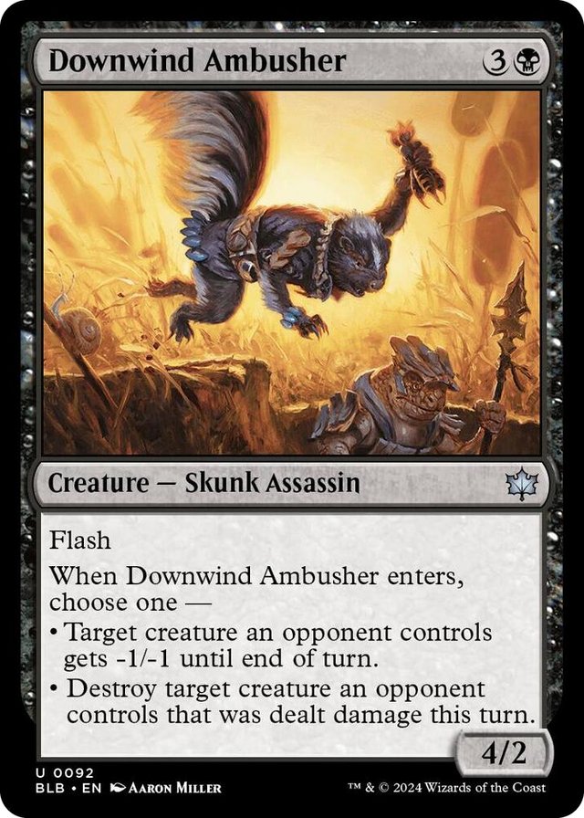 0092 Downwind Ambusher U Bloomburrow