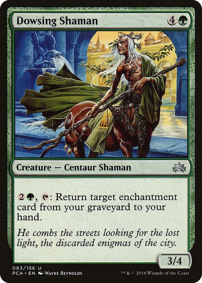 Dowsing Shaman #63 U - Planechase Anthology Pokemon card