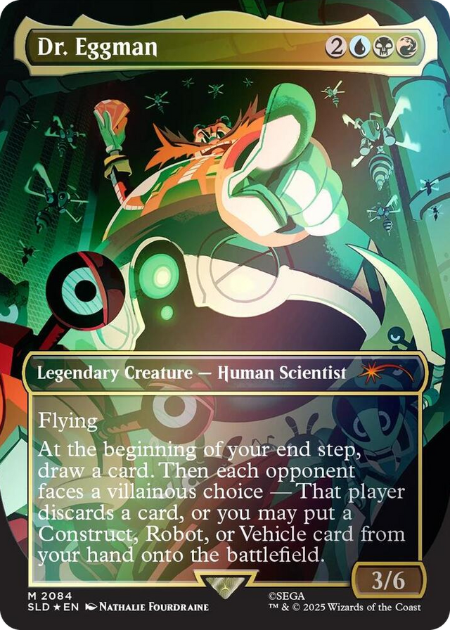2084 Dr. Eggman (Rainbow Foil) M Secret Lair Drop Series