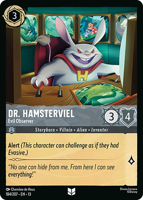 Dr. Hamsterviel - Evil Observer #184 Uncommon - Attack of the Vine! Pokemon card