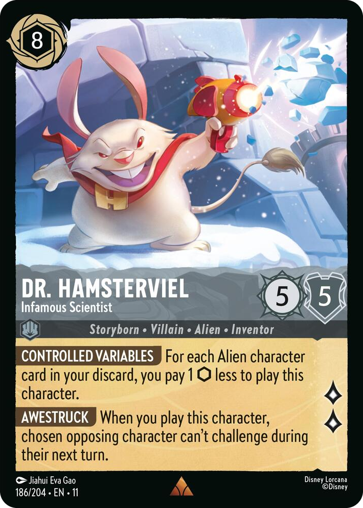 0186 Dr. Hamsterviel - Infamous Scientist Rare Winterspell